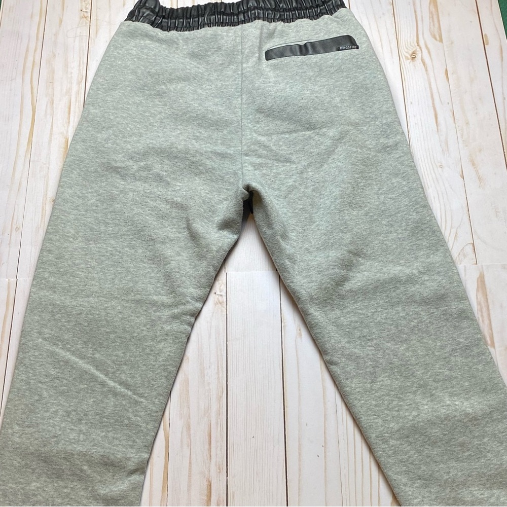 Ring Of‎ Fire Boys Gray & Black Jogger Pants Size Large
